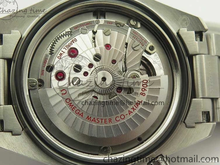 0428 Planet Ocean 2016 43.5mm SS Blue Bezel OM 1:1 Best Edition Blue Dial on SS Bracelet A8900 V WellDesigned 8029